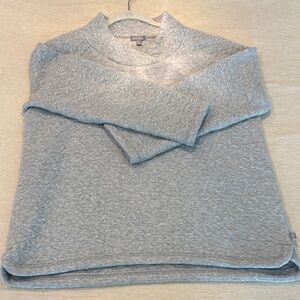 Talbots Gray Quilted Sweater